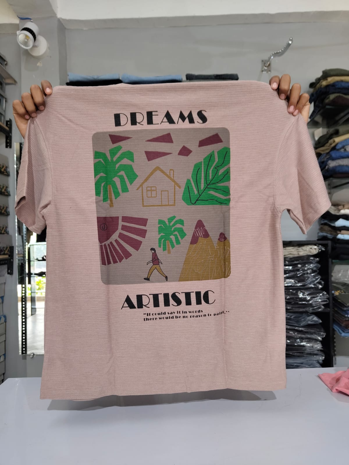 Men’s Graphic Printed T-Shirt – Air Jordan Style Design